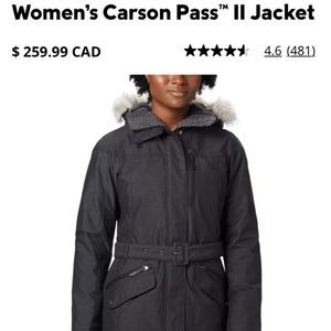 *SOLD* Columbia Carson’s Pass II winter jacket